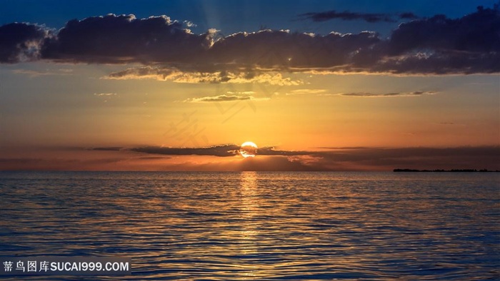 大海黄昏美景壁纸