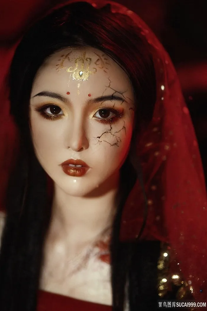 清纯古装美女艺术摄影图片