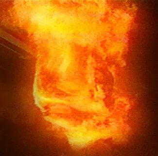 爆炸红色火光 爆炸红色火光