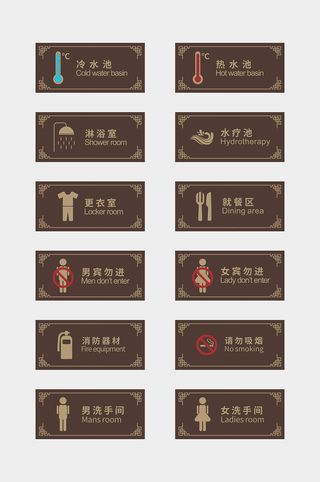 公共区域标识标牌