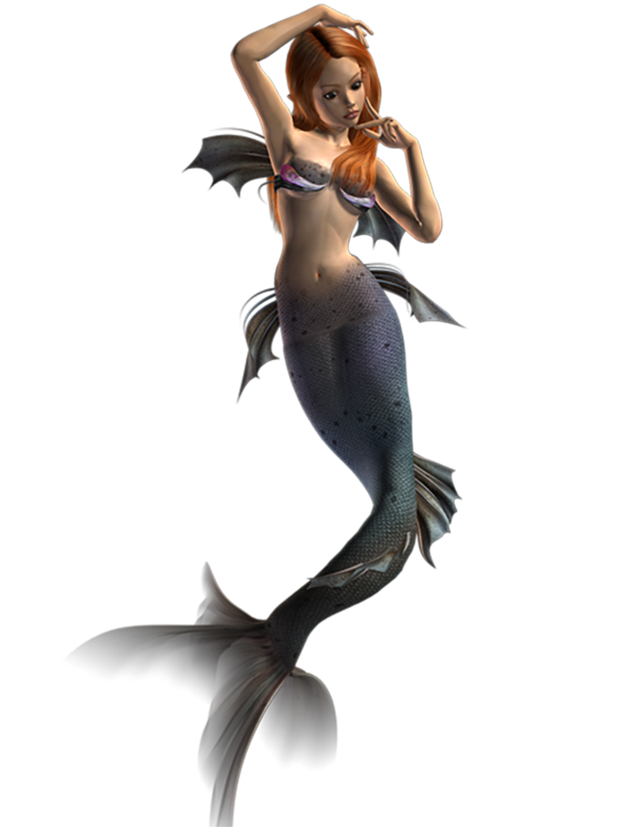 16 (7)免抠 设计 元素 二次元 美人鱼