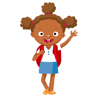 招手卡通动画人物