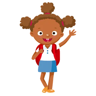 招手卡通动画人物