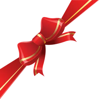 礼物盒蝴蝶结 手绘伪3D风格免扣元素