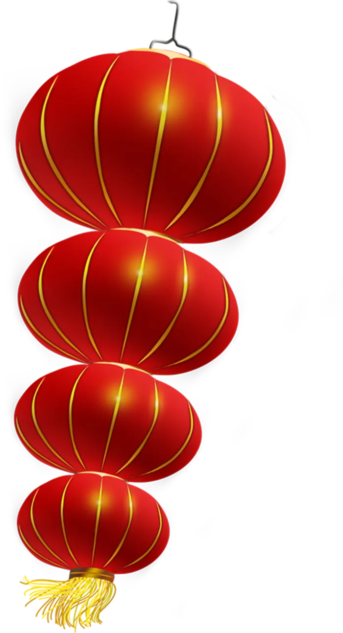 中国新年灯笼兔年免抠
