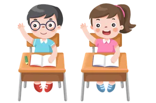 上课 同桌 学习 戴眼镜 同学  学生 课桌