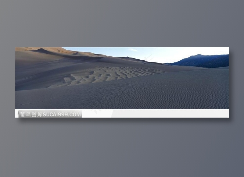 一望无际的沙漠