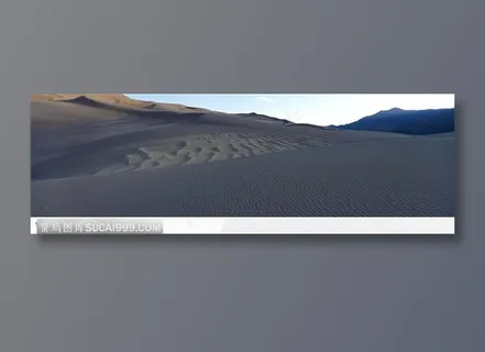 一望无际的沙漠