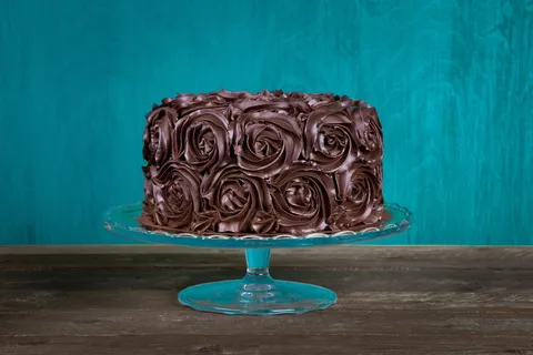 巧克力玫瑰蛋糕图片