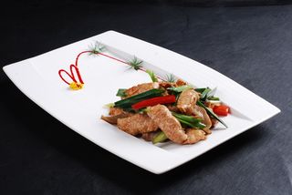 CXC00232菜脯青蒜炒猪颈肉  48元