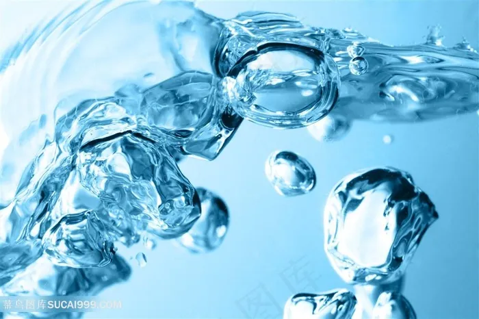 喷洒水花水纹高清图