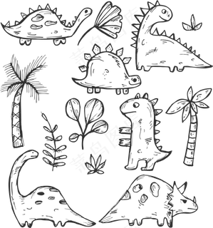 恐龙, 史前史, 海滩, 这个动物, 蜥蜴 恐龙, 史前史, 海滩, 这个动物, 蜥蜴