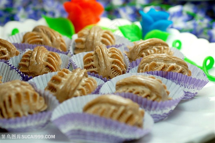 核桃酥的美食图片