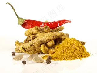 红色的辣椒和生姜