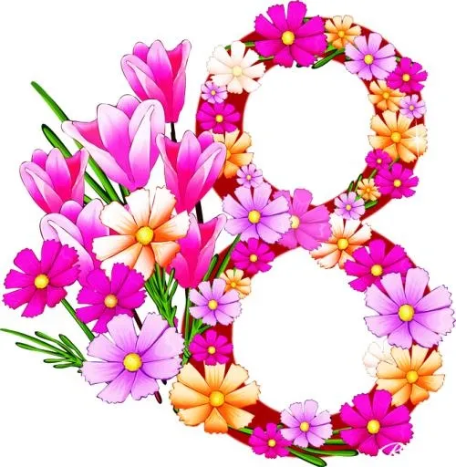 3 月 8 日免抠(670x686)