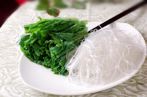 粉丝凤尾火锅美食主食米粉豆粉