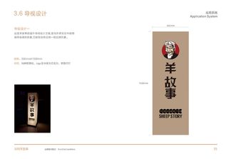 30-导视 羊故事 西北菜 VI设计 餐饮 