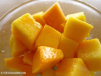 唯美新鲜的水果素食芒果