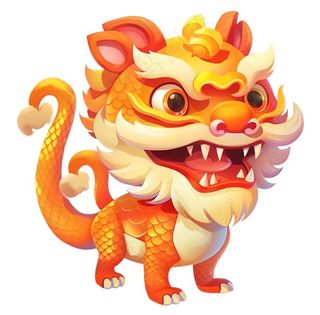 龙卡通可爱元素