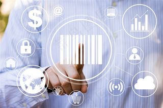 伸手指点击商务科技的人高清图