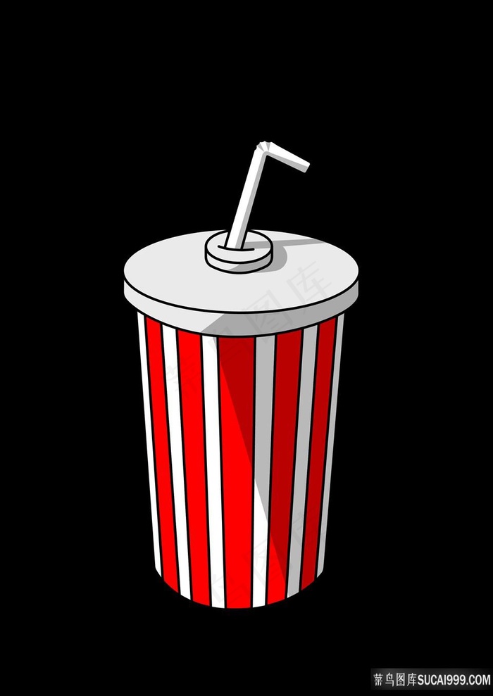 可乐饮料杯png素材