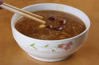 银杏小枣红糖粥 (2)