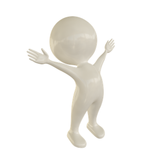 3D商务小人合作火柴人办公白领团队小黑人元素PNG设计素材模板