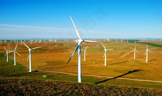 风力发电风景摄影节能环保图片