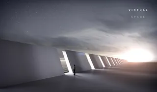 大气未来建筑空间设计PSD分层素材