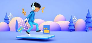 c4d卡通人物3d商务场景