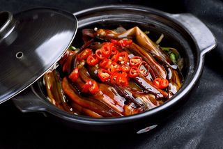 石锅煲类火锅川菜特色菜密宗鳝段煲