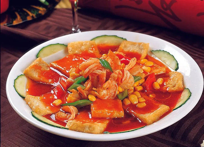 95C-225水晶虾球酿豆腐
