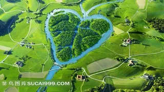爱心绿洲岛图片欣赏