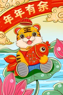 虎年 虎年主题海报