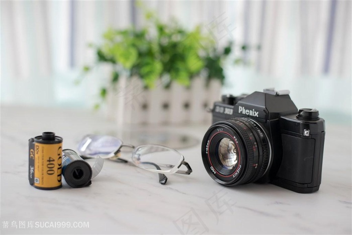 静物相机摄影机拍照眼镜摆拍