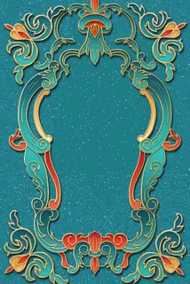 中式古典国潮来袭海报展板宣传背景图PSD设计PS模板素材