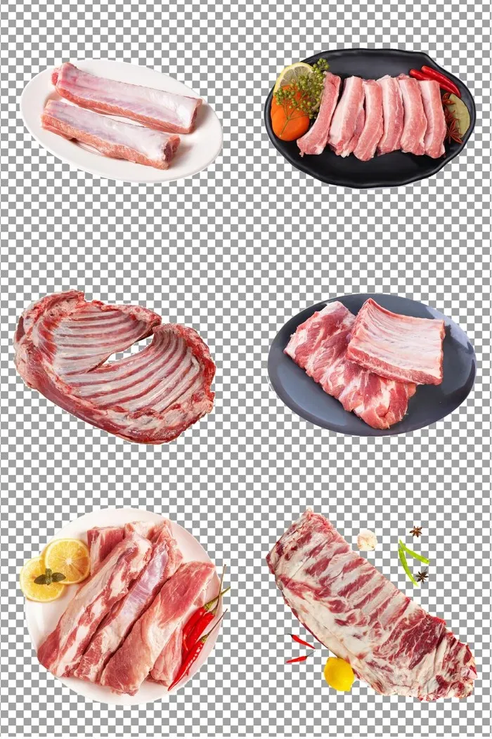 排骨素材图片