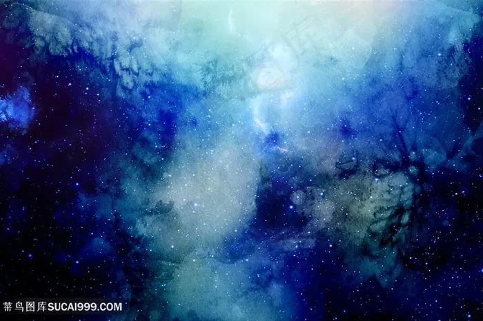 绚丽梦幻星空夜空景色
