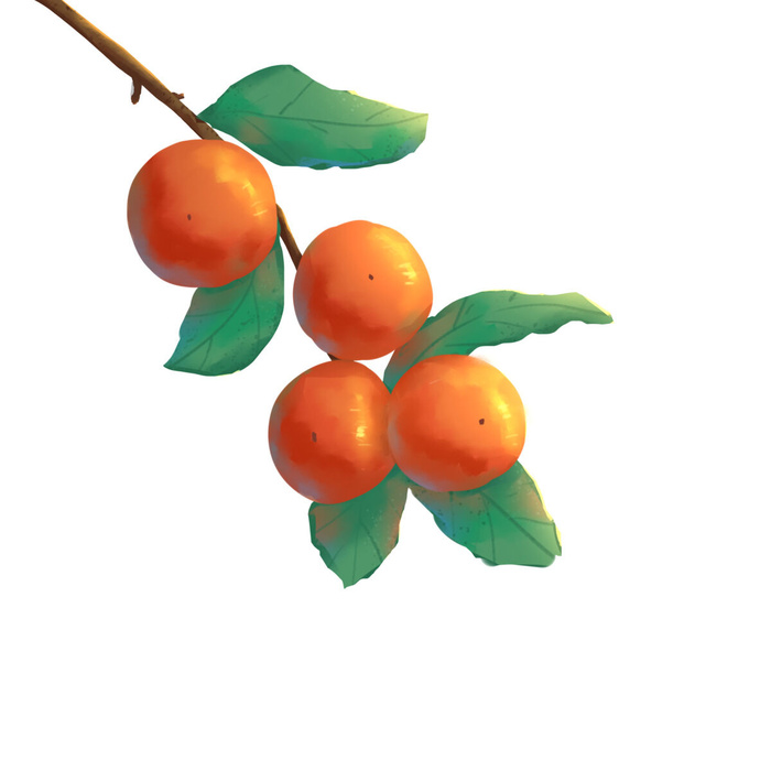 中秋插画秋季丰收素材立秋元素