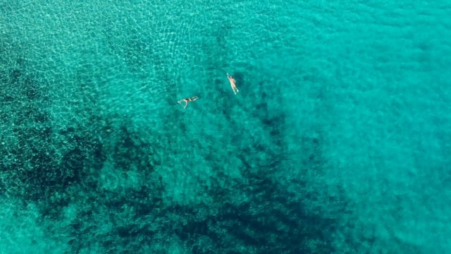 海洋, 游泳者, 裸体, 裸泳者, 裸体主义者, 绿松石