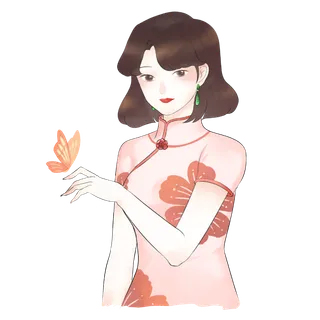 传统旗袍美女 (184)