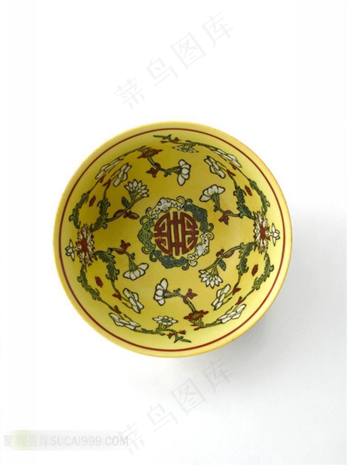 漂亮的龙纹碗高清素材