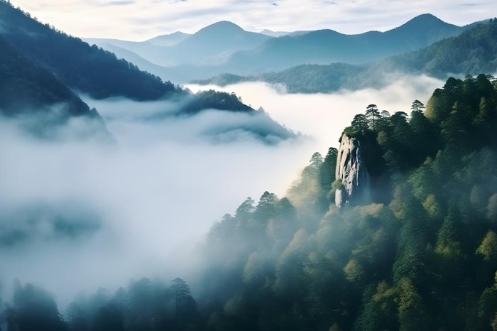 半山云朵光照背景(3600x2400)