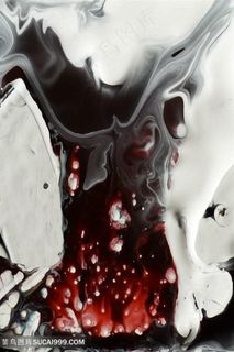 抽象时尚艺术大理石油画