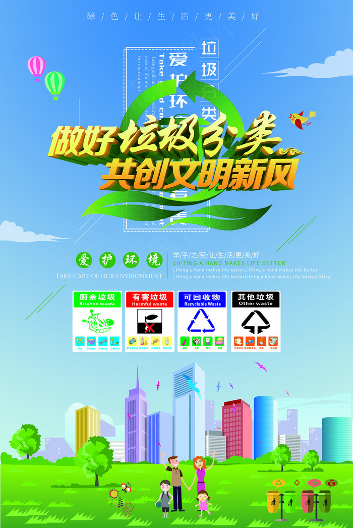 垃圾分类海报