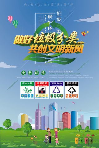 垃圾分类海报