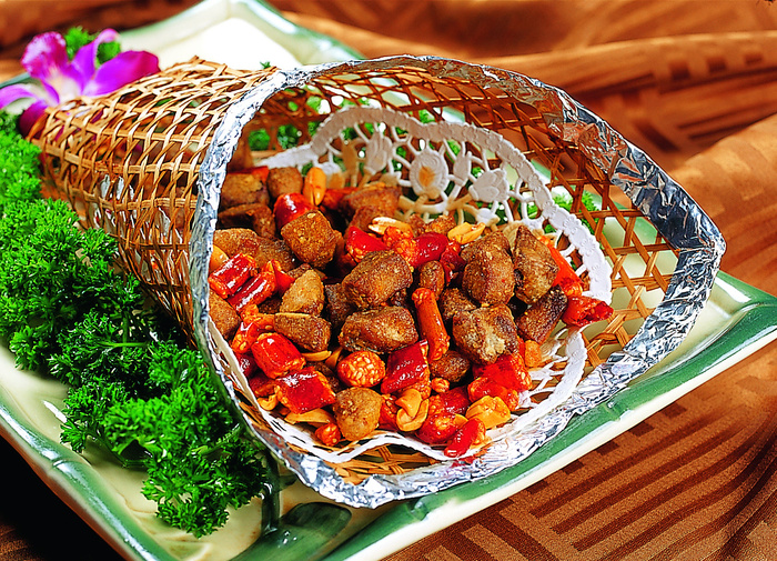 川菜湘菜高清菜谱 香酥鹅肝粒