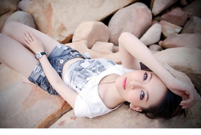 摄影图片人物美女模特照片