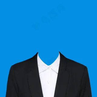 西装模板  女生西装 寸照模板 西装 证件照 西服 免抠