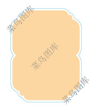 标签异形框矢量图-2